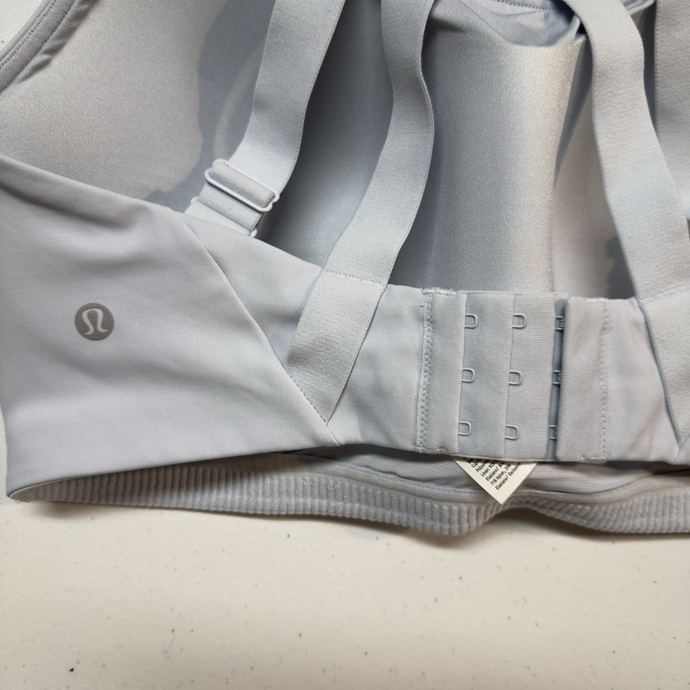 Lululemon Energy Bra High Support, Size 36 DDD Grey - Picture 3 of 9